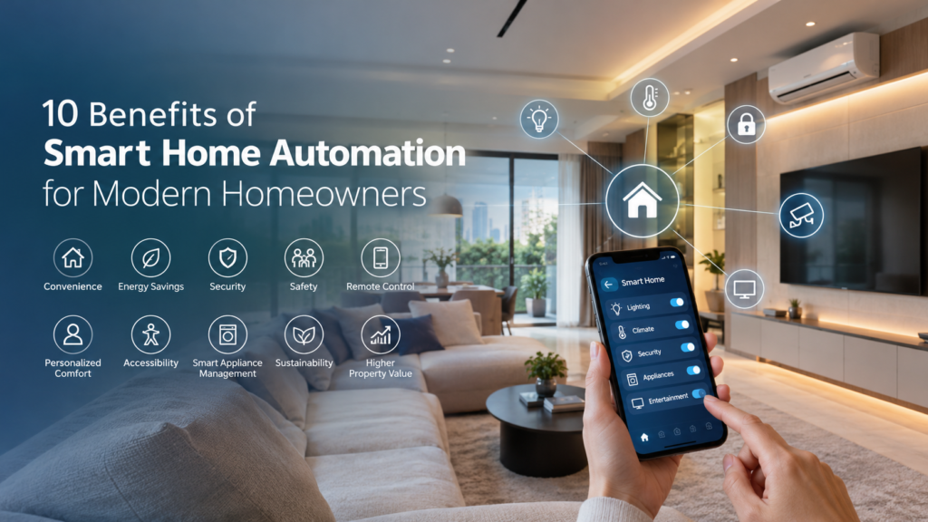 10 Benefits of Smart Home Automation for Modern Homeowners